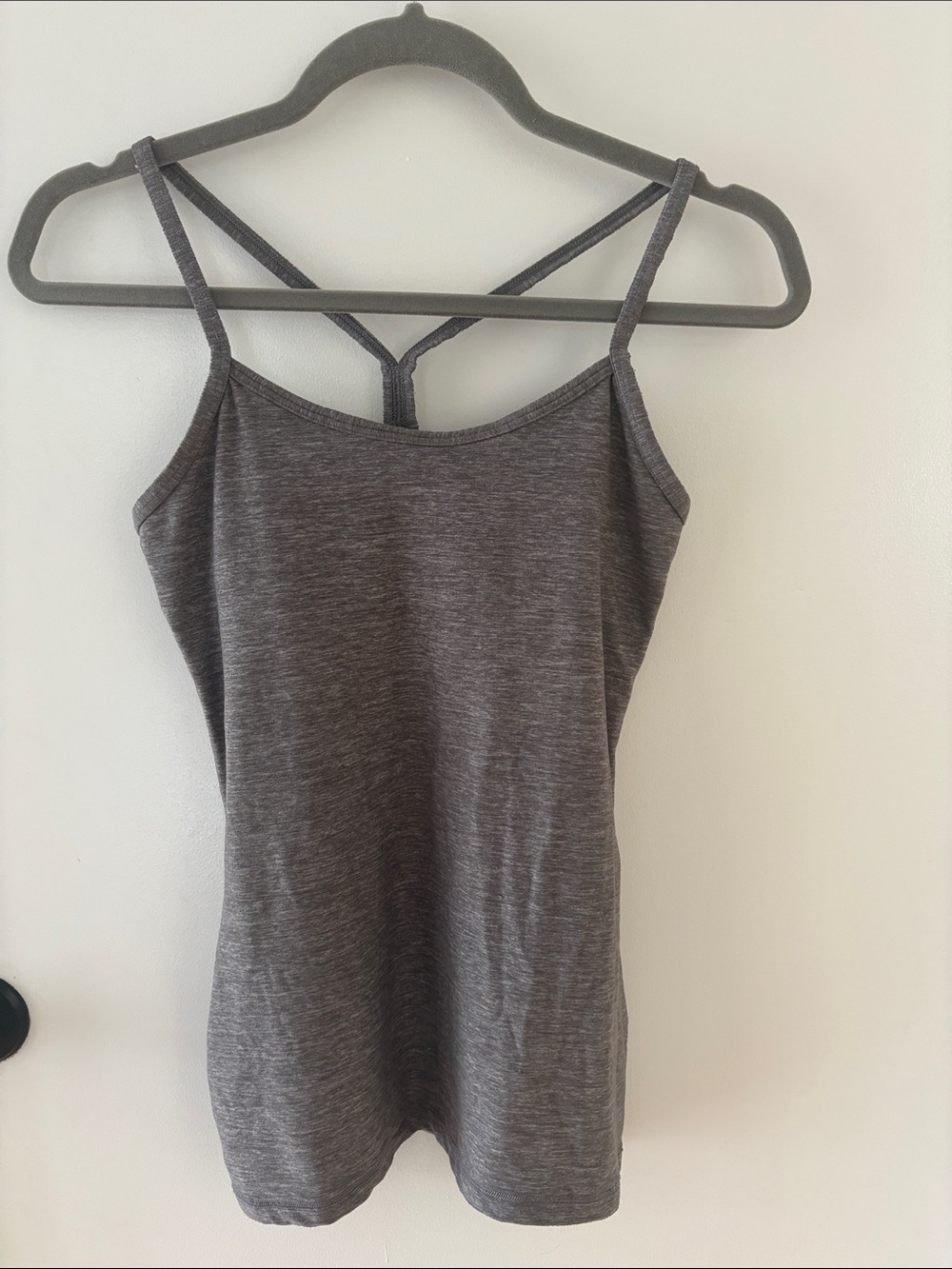 lululemon athletica Heather Gray Strappy Camisole